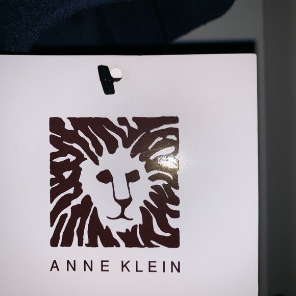 Anne Klein Navy blue wool coat - Picture 4 of 4